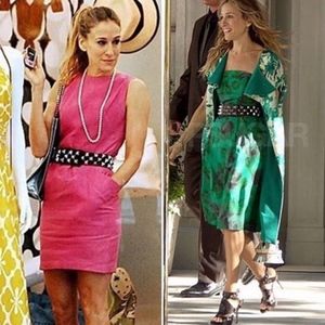 Black Studded Belt By Patricia Field 